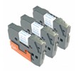 Komplet Brother TZe-223 / TZ-223 / PT / P-Touch 9mm zamjenske trake (3) - plavi izpis / bijela traka