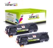 Komplet HP 78A / CE278A / LaserJet M1536, P1560, P1566, P1567, P1568, P1569, P1601, P1602, P1603, P1604, P1605, P1606, P1607, P1608, P1609 zamjenski toneri (2) - 2 × crna