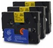 Komplet Brother TZe-631 / TZ-631 / PT / P-Touch 12mm zamjenske trake (3) - crni ispis / žuta traka