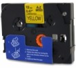 Zamjenska traka za Brother TZe-631 / TZ-631 / PT / P-Touch 12mm - crni ispis / žuta traka
