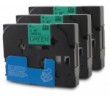 Komplet Brother TZe-721 / TZ-721 / PT / P-Touch 9mm zamjenske trake (3) - crni ispis / zelena traka