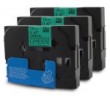 Komplet Brother TZe-731 / TZ-731 / PT / P-Touch 12mm zamjenske trake (3) - crni ispis / zelena traka