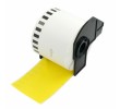 Brother DK-22606 / 62mm x 15,24m / P-touch QL zamjenske etikete - žuta poliesterska kontinuirana traka