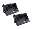 Komplet HP 37X / CF237X / HP LaserJet Enterprise M608, M609 / MFP M631, M632 zamjenski toneri (2) - 2 x crna XL