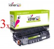 Komplet Canon 708H / 0917B002 / CRG-708H / LBP 3300, 3360 zamjenski toneri (3) - 3 × crna