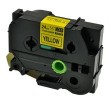 Zamjenska traka za Brother TZe-651 / TZ-651 / PT / P-Touch 24mm - crni ispis / žuta traka