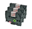 Komplet Brother TZe-222 / TZ-222 / PT / P-Touch 9mm zamjenske trake (3) - crveni ispis / bijela traka