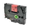 Zamjenska traka za Brother TZe-411 / TZ-411 / PT / P-Touch 6mm - crni ispis / crvena traka