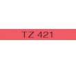 Brother TZe-421 / TZ-421 traka 9mm - crni ispis / crvena traka (original)