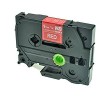 Zamjenska traka za Brother TZe-425 / TZ-425 / PT / P-Touch 9mm - bijeli tekst / crvena traka