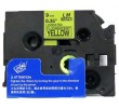 Zamjenska traka za Brother TZe-C21 / TZ-C21 / PT / P-Touch 9mm - crni ispis / fluorescentno žuta traka