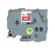Zamjenska traka za Brother TZe-455 / TZ-455 / PT / P-Touch 24mm - bijeli tekst / crvena traka