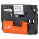 Zamjenska traka za Brother TZe-211 / TZ-211 / PT / P-Touch 6mm - crni ispis / bijela traka