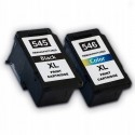 Komplet Canon 545XL + 546XL / PG-545XL + CL-546XL / PG545XL + CL546XL  / Canon Pixma IP 2820, 2850 / MG 2440, 2450, 2455, 2550s, 2555, 2950, 3050, 3051 / MX495 / TR4550, TS205, TS305, TS3150, TS3350 zamjenske tinte (2) - crna XL, boja XL