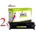 Komplet HP 05A / CE505A / LaserJet P2030, P2033, P2034, P2035, P2036, P2037, P2050, P2053, P2054, P2055, P2056, P2057 zamjenski toneri (2) - 2 × crna