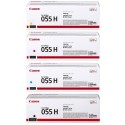 Komplet 4 Tonerjev Canon CRG-055 H - crna XL, cijan XL, magenta XL, žuta XL (original)