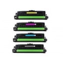 Komplet HP 647A + HP 648A (C,M,Y) / CE260A + CE261A + CE262A + CE263A / Laserjet CP-4025, CP-4525 zamjenski toneri (4) - crna, cijan, magenta, žuta