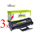 Komplet Samsung MLT-D1082S / 1082S / ML-1640 / ML-2240 zamjenski toneri (3) - 3 × crna