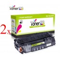 Komplet HP 49X / Q5949X / Laserjet 1320, 3390, 3392 zamjenski toneri (2) - 2 × crna