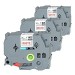 Komplet Brother TZe-252 / TZ-252 / PT / P-Touch 24mm zamjenske trake (3) - crveni ispis / bijela traka