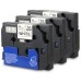 Komplet Brother TZe-251 / TZ-251 / PT / P-Touch 24mm zamjenske trake (3) - crni ispis / bijela traka
