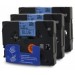 Komplet Brother TZe-521 / TZ-521 / PT / P-Touch 9mm zamjenske trake (3) - crni ispis / plava traka