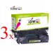 Komplet HP 80X / CF280X / LaserJet Pro 400 M401, M425 zamjenski toneri (3) - 3 × crna
