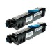 Komplet Epson EPL 6200 / S050166 / C13S050166 zamjenski toneri (2) - 2 × crna