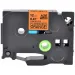 Zamjenska traka za Brother TZe-B31 / TZ-B31 / PT / P-Touch 12mm - crni ispis / narančasta traka