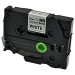 Zamjenska traka za Brother TZe-S221 / TZ-S221 / PT / P-Touch 9mm, jako ljepilo (strong adhesive) - crni ispis / bijela traka