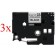 Komplet Brother TZe-S211 / TZ-S211 / PT / P-Touch 6mm, jako ljepilo (strong adhesive), zamjenske trake (3) - crni ispis / bijela traka