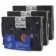 Komplet Brother TZe-131 / TZ-131 / PT / P-Touch 12mm zamjenske trake (3) - crni ispis / prozirna traka