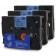 Komplet Brother TZe-521 / TZ-521 / PT / P-Touch 9mm zamjenske trake (3) - crni ispis / plava traka