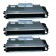 Komplet Brother TN-2220 / TN-2210 / DCP 7060, 7065, 7070 / HL 2240, 2250, 2270 / MFC 7360, 7362, 7460, 7470, 7860 - 3 × crna XXL