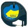 Zamjenska LT traka za Dymo 91202 / S0721620 / Letratag LT-100H, LT-100T, LT-110T, QX 50, XR, XM, 2000 12mm x 4m (1/2" x 13") - crni ispis / žuta traka