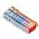 Komplet Canon 2× BCI-3EBK + 8× BCI-6 (BK,C,M,Y) / BCI3 + BCI6 zamjenske tinte (10) - 2×crna, 2×crna, 2×cijan, 2×magenta, 2×žuta