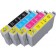 Komplet Epson T0715 / C13T07154010 / T0711 + T0712 + T0713 + T0714 zamjenske tinte (4)  - crna, cijan, magenta, žuta