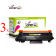 Komplet Brother TN-2590 XL / DCP - L2600, L2622, L2640 / HL - L 2402, L2442, L2460 / MFC - L2802, L2862, L2922 zamjenski toneri (3) - 3 × crna XL (Kartuše)