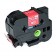 Zamjenska traka za Brother TZe-465 / TZ-465 / PT / P-Touch 36mm - bijeli tekst / crvena traka